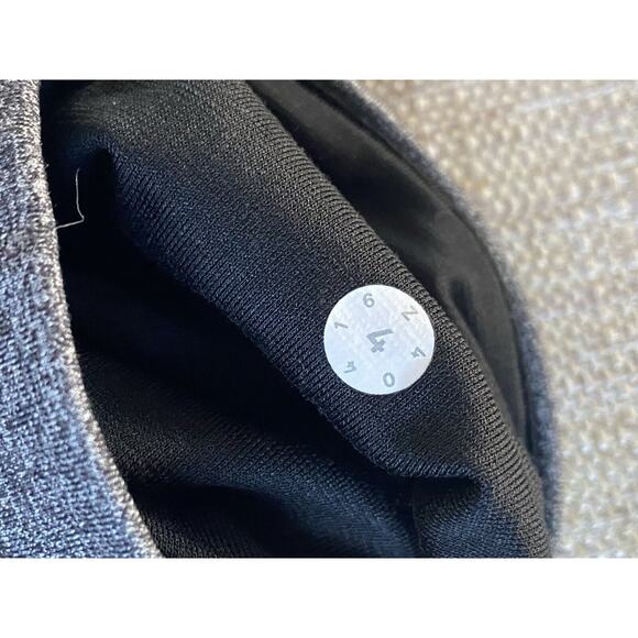 LULULEMON ATHLETICA Women's Heathered Gray Cropped Capri Leggings Pocket 4 - Picture 5 of 7